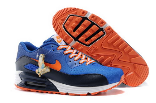 Nikeid Air Max 90 2014 World Cup National Team Womenss Shoes Netherlands Blue Orange Factory Store